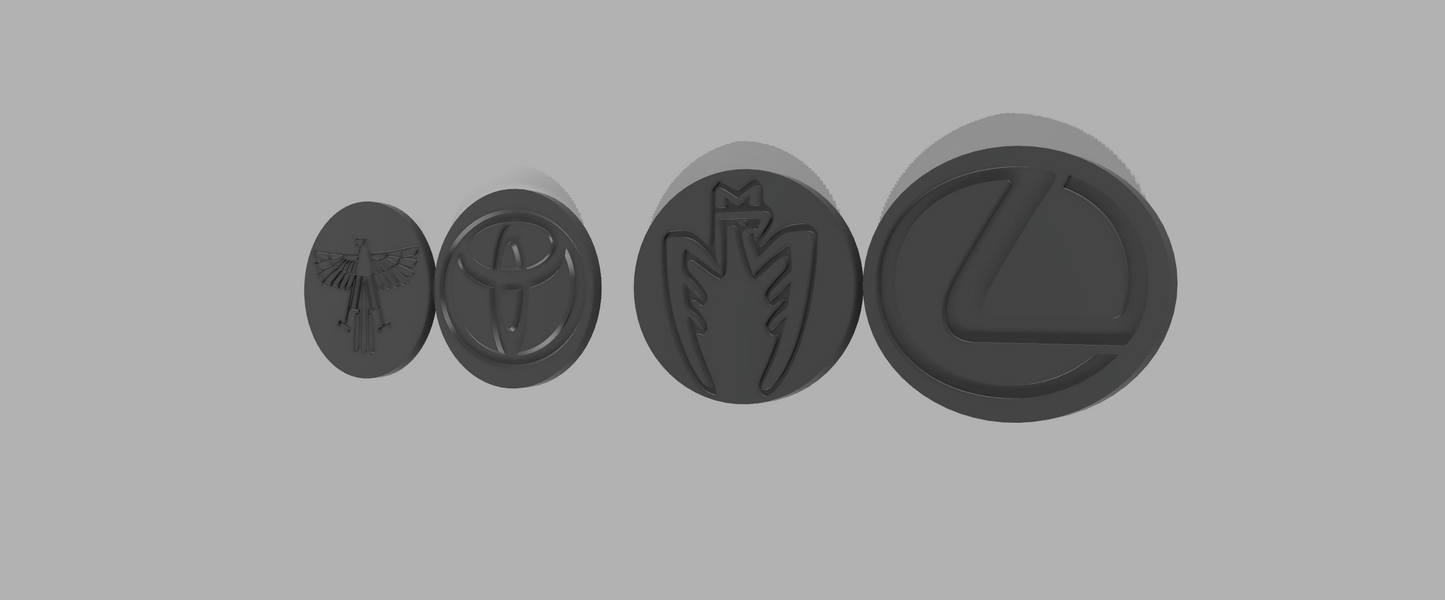 Steering Wheel Center Emblem  - Lexus IS200/IS300