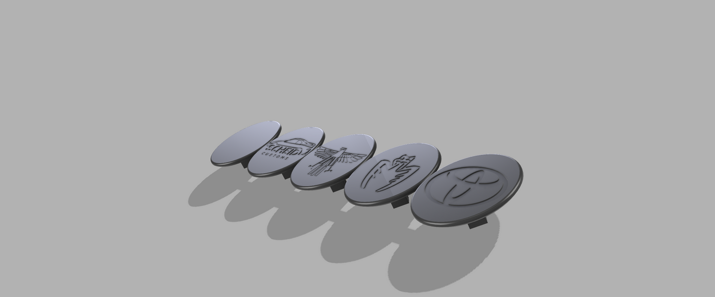 Steering Wheel Center Emblem - Toyota Celica / Corolla / Matrix