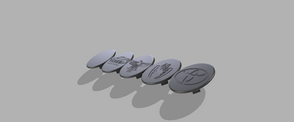 Steering Wheel Center Emblem - Toyota Celica / Corolla / Matrix